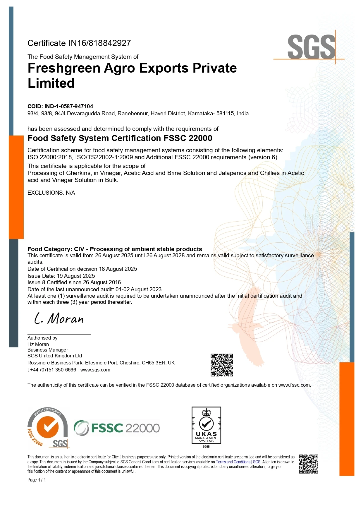 FSSC 22000